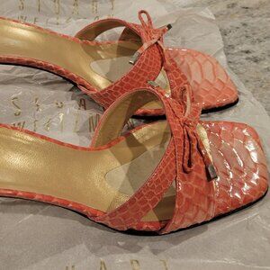 Stuart Weitzman Snakeskin Sandals